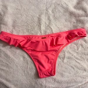 Victoria secret cheeky bikini bottom w ruffles
